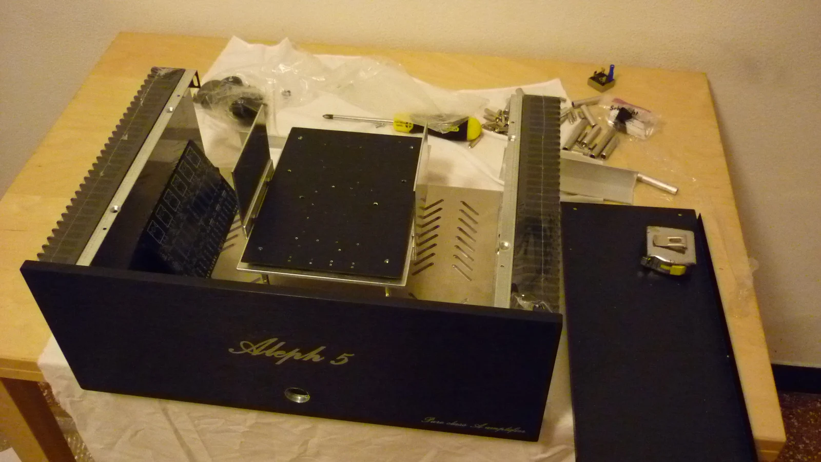 Aleph 5, la mia prima autocostruzione di un amplificatore in Classe A (2008)